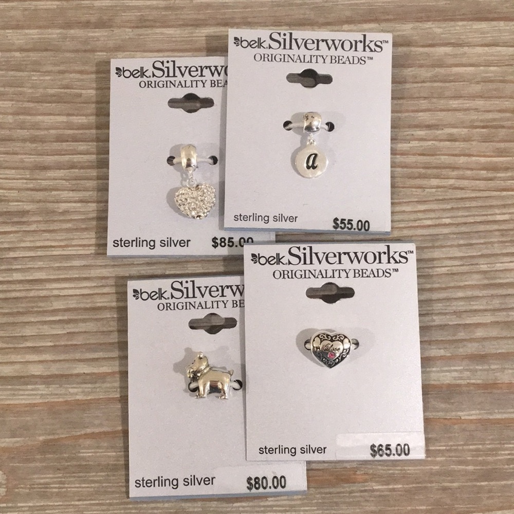 Belk Silverworks Lot of 4 charms
